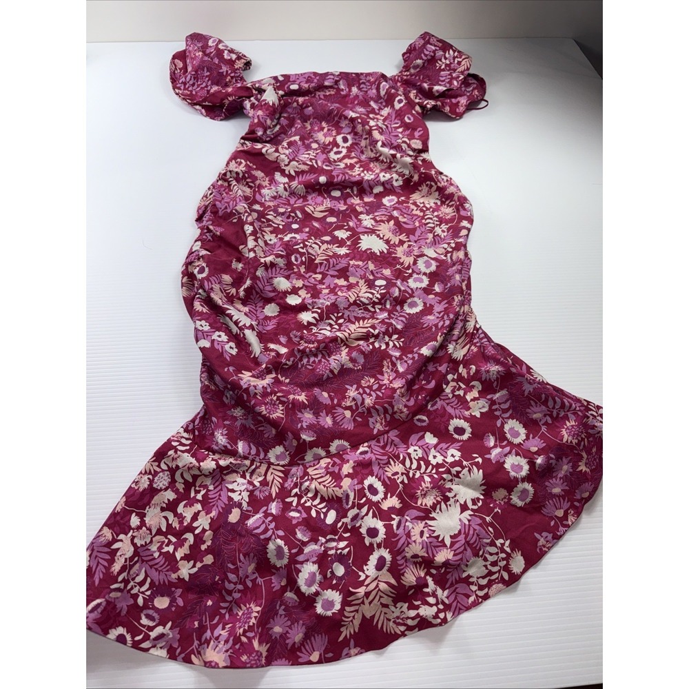 SACHIN & BABI X Dillard ELLEN DRESS SHEATH FLORAL MAGENTA White SIZE‎ 6